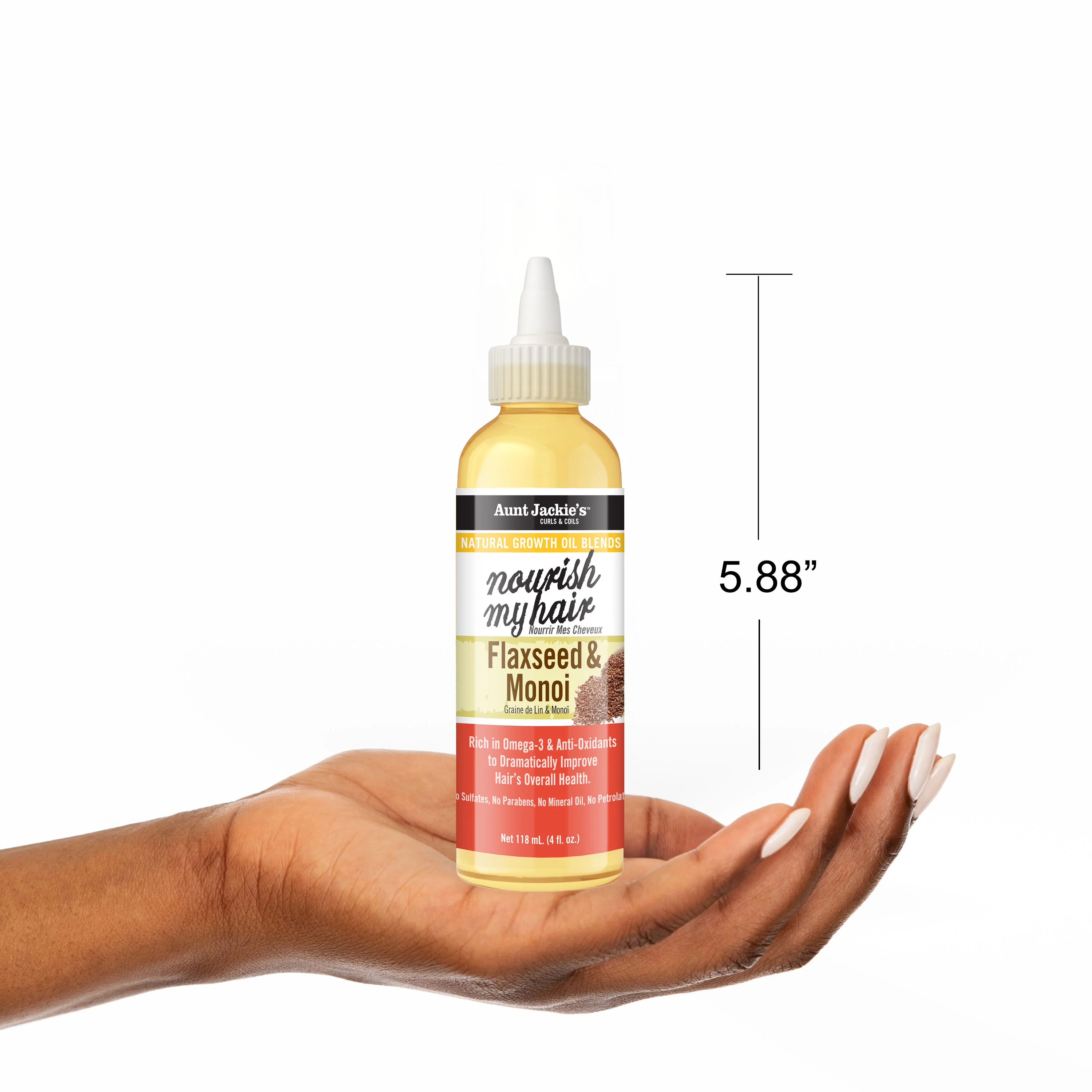 Nourish My Hair – Flaxseed & Monoi Natural Growth Oil Blend - Image 5